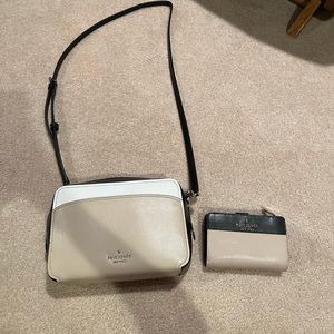 Kate Spade Crossbody Purse and Matching Wallet